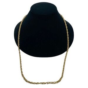 Vintage 1928 Collection 28" Gold Tone 4mm Long Chain Necklace